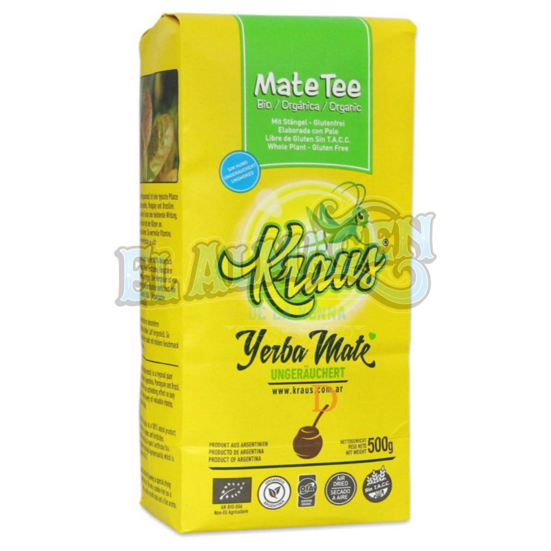 Yerba Mate Kraus Organic & Fair Trade 500gms