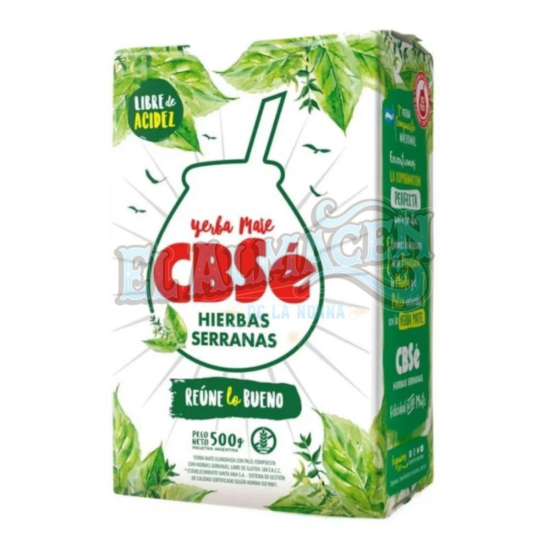 Yerba Mate Cbse Hierbas Serranas 500gms