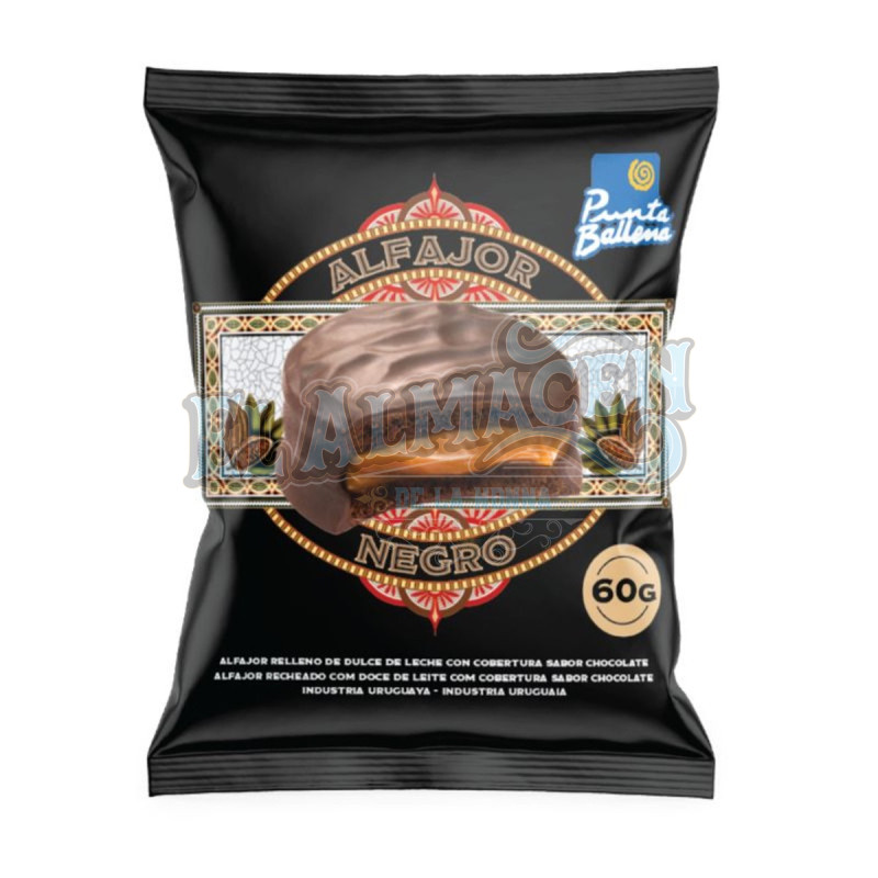 Alfajor Punta Ballena Black extra chocolate
