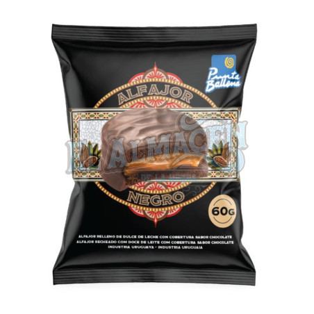 Alfajor Punta Ballena Black extra chocolate