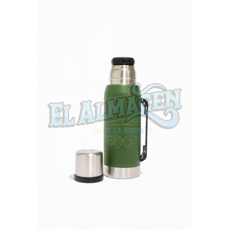 Termo de Metal Verde Militar 1L