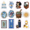 Plancha de sticker Argentinas