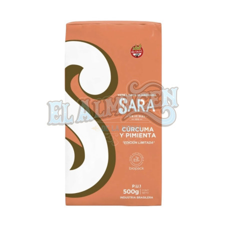 Yerba Sara de cúrcuma y pimienta