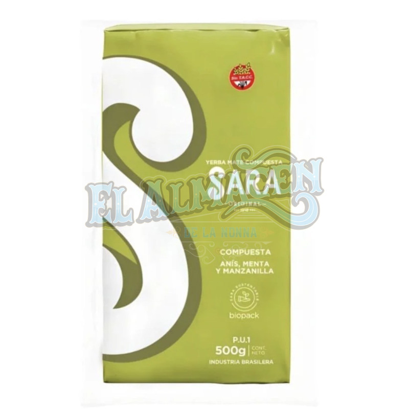 Yerba Sara de Anís, menta y manzanilla