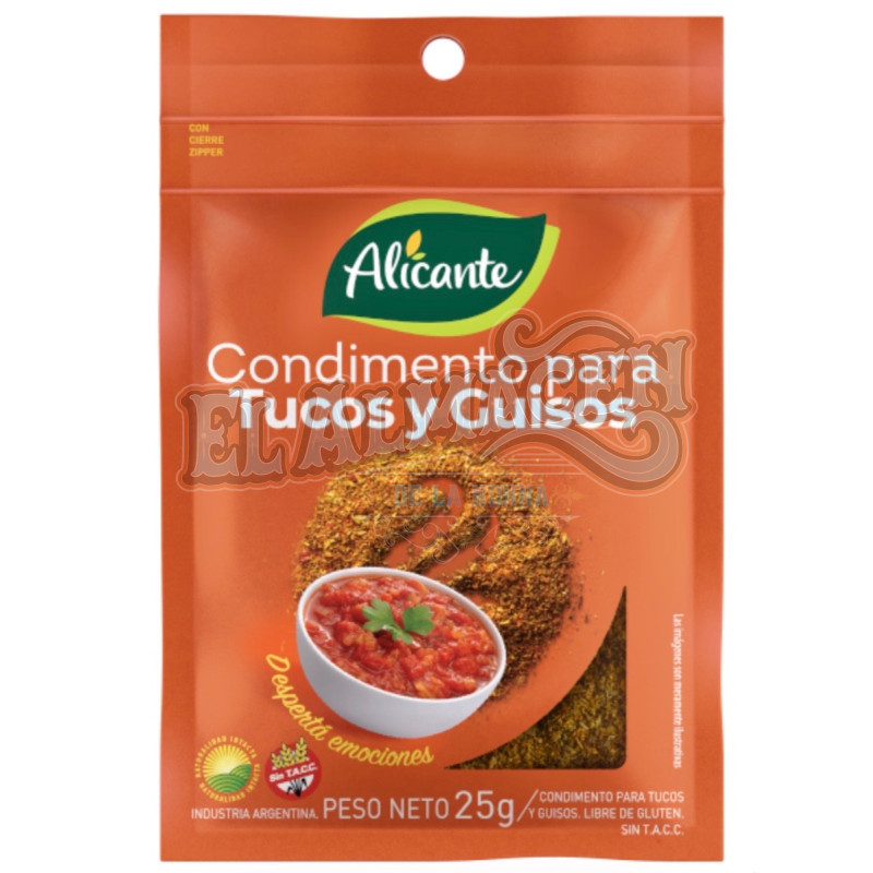 Condimento Para guisos y tucos Alicante
