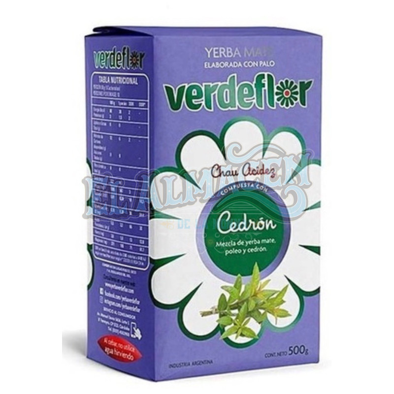 Yerba Verdeflor de Cedrón 500g