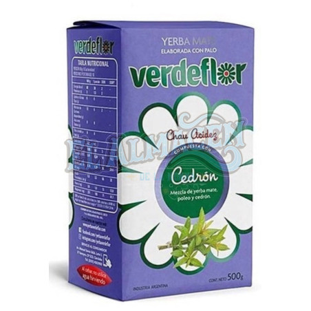 Yerba Verdeflor de Cedrón 500g