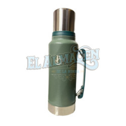Termo Stanless con Manija 1L Verde
