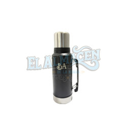 Termo Stanless con Manija 1L Negro