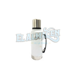 Termo Stanless con Manija 1L Blanco