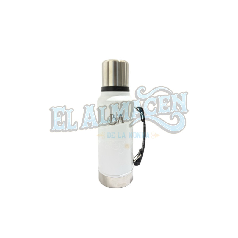 Termo Stanless con Manija 1L Blanco
