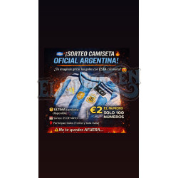 Numero Sorteo Camiseta Argentina