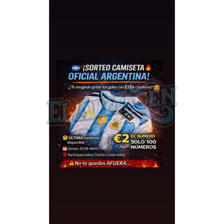 Numero Sorteo Camiseta Argentina