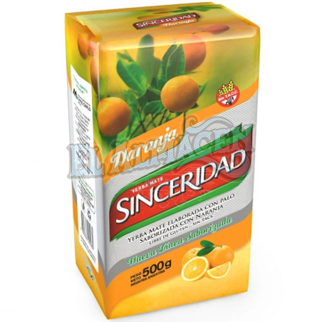 Yerba Mate Sinceridad Naranja 500g