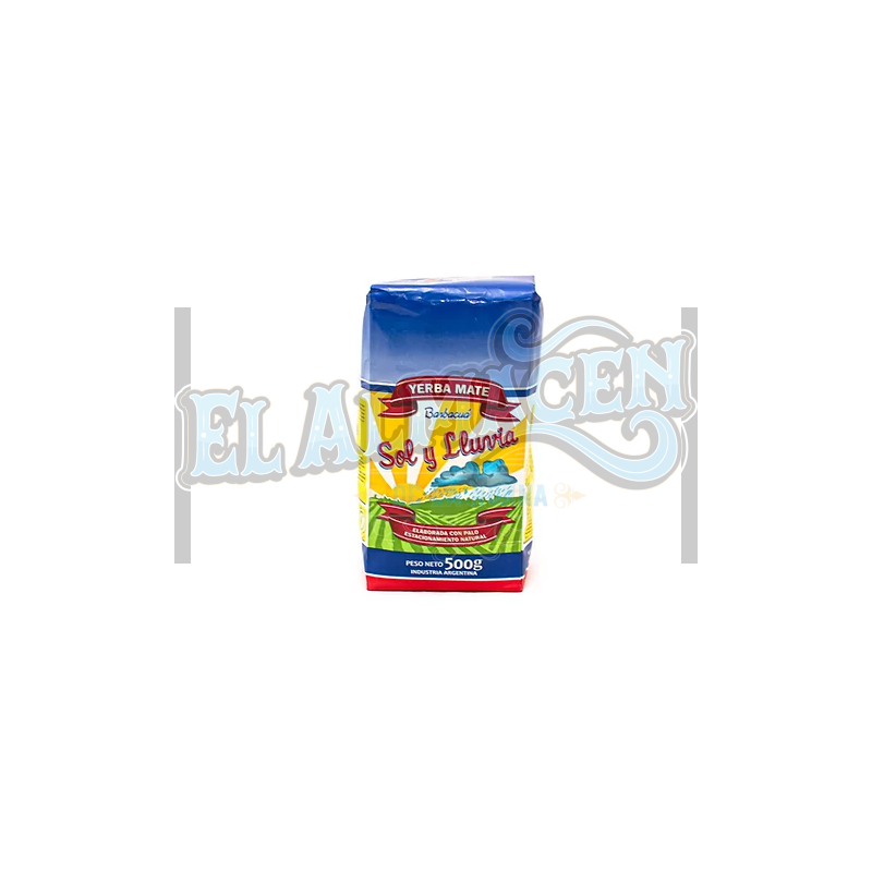 Yerba Mate Sol y Lluvia Barbacua Organica 500gms
