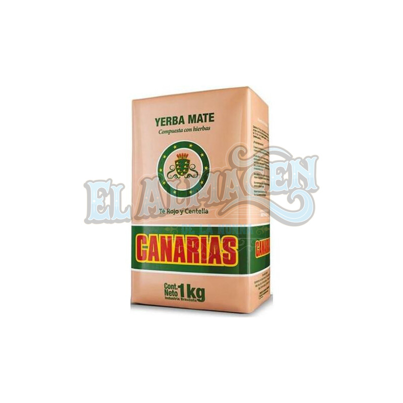 Yerba Canarias Te Rojo y Centella 1KG