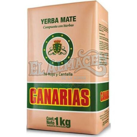 Yerba Canarias Te Rojo y Centella 1KG