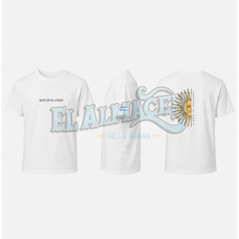 Remera AndesAlpi Alta en el Cielo Blanca