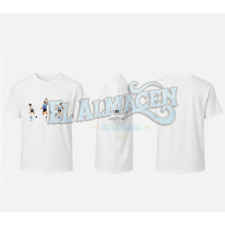 Remera AndesAlpi Maradona Blanca
