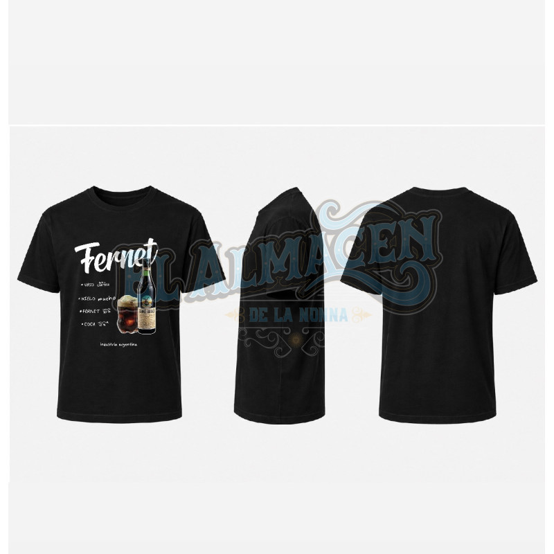 Remera AndesAlpi Fernet Negra
