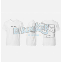 Remera AndesAlpi Jugada Blanca
