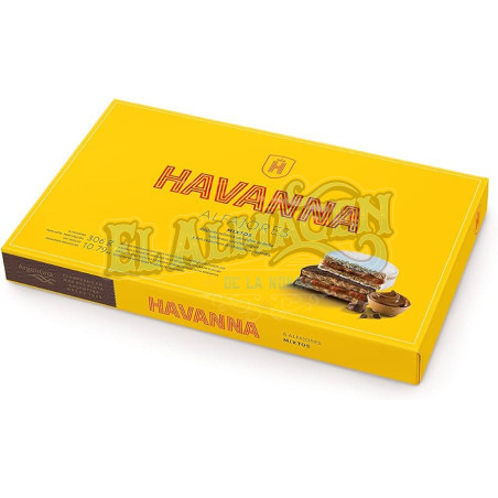 Alfajores Havanna Mixtos caja de 6 unidades