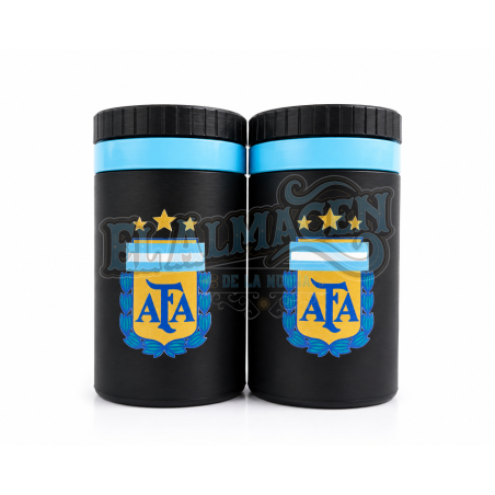Kit Yerbera + Despolvillador AFA Azul