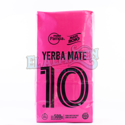 Yerba Mate 10 ROSA 500gms Mate Rojo