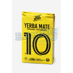 YERBA MATE 10 DESPALADA 500gms Mate Rojo
