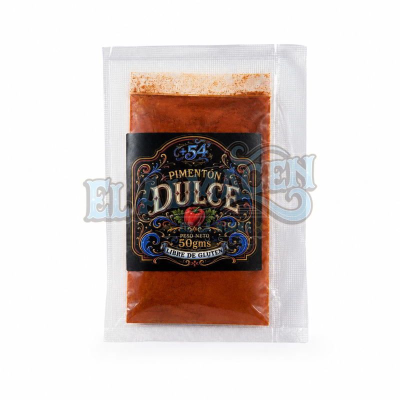 Pimentón Dulce +54 50gms