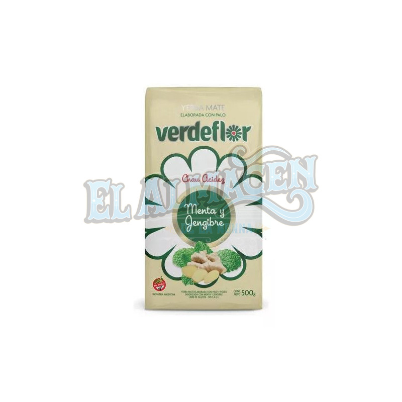 Yerba Verdeflor Menta y Jengibre 500gr