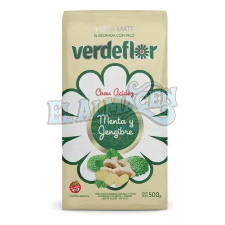 Yerba Verdeflor Menta y Jengibre 500gr