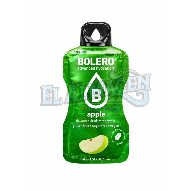 Jugo en polvo ideal tereré Manzana Bolero 9gms