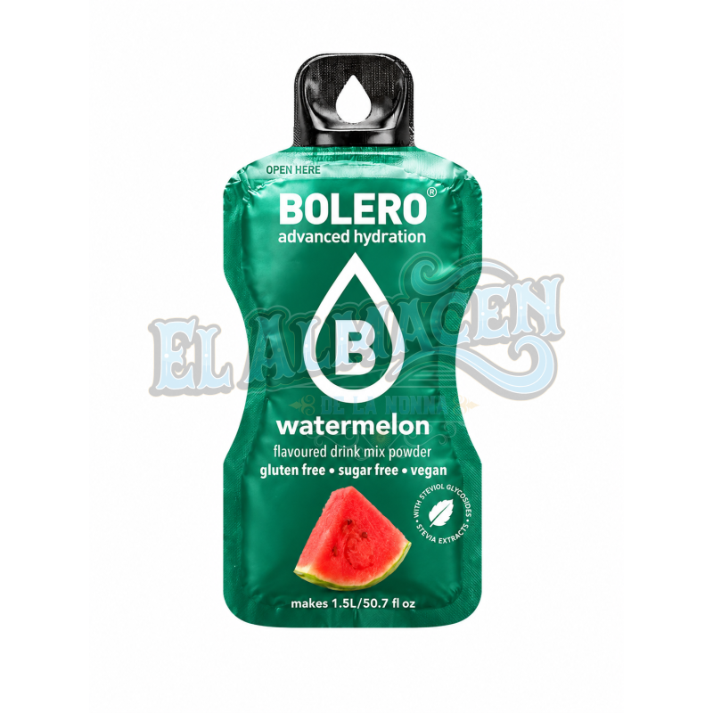 Jugo en polvo ideal tereré Sandia Bolero 9gms