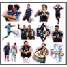 Plantilla de stickers Argentinas vs Inglaterra