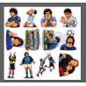 Plantilla de Stikers Leyenda Maradona