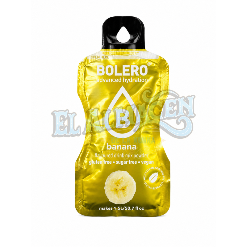 Jugo en polvo BANANA Bolero 9gms