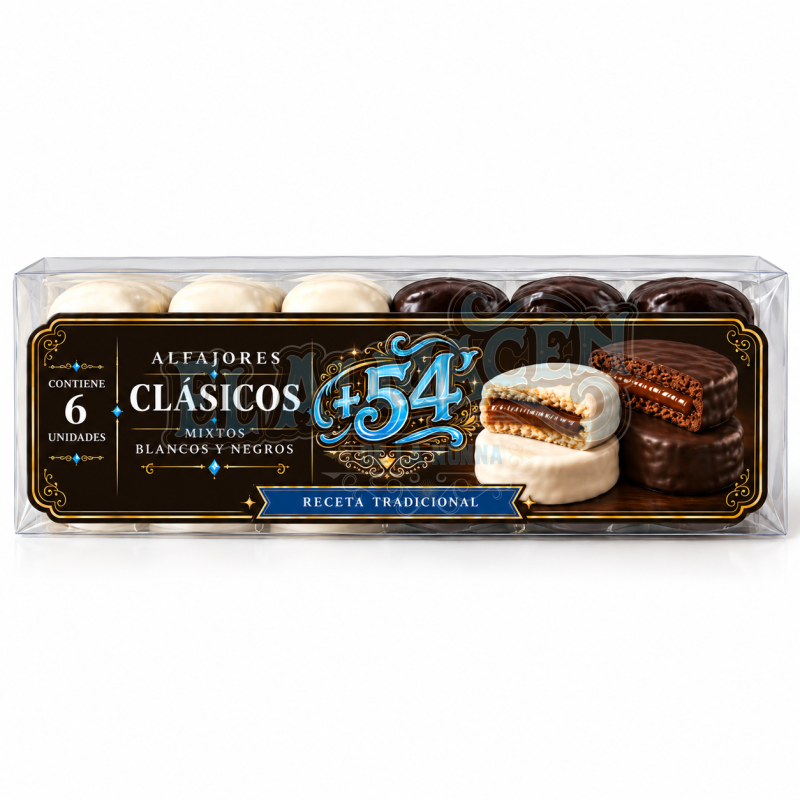 Alfajores Mixtos x6 Unidades +54