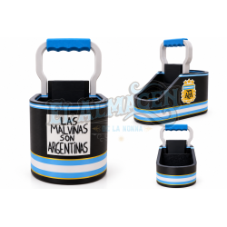 Matera Argentina en 3D parche las malvinas son ARG