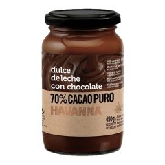 Dulce de leche  havanna 70% cacao