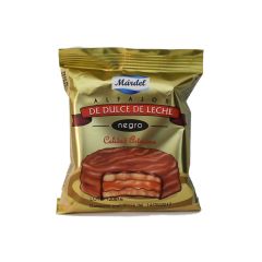 alfajores mardel de chocolate 6 unidades