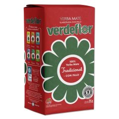 Yerba Mate verdeflor tradicional con palo 1kg